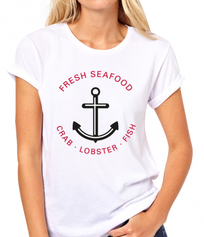 เสื้อคอกลม Fresh seafood